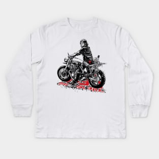 Daryl The Biker Dixon Kids Long Sleeve T-Shirt